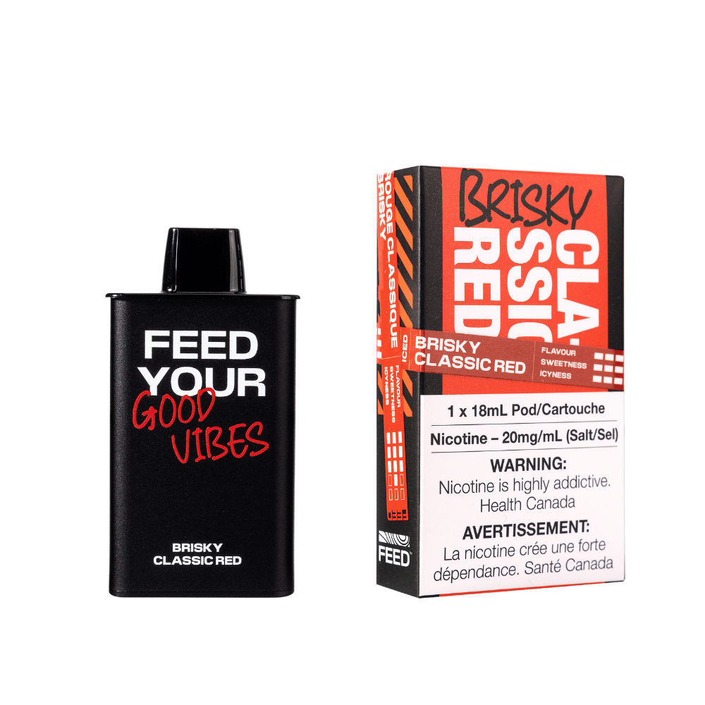 FEED PODS- Brisky Classic Red