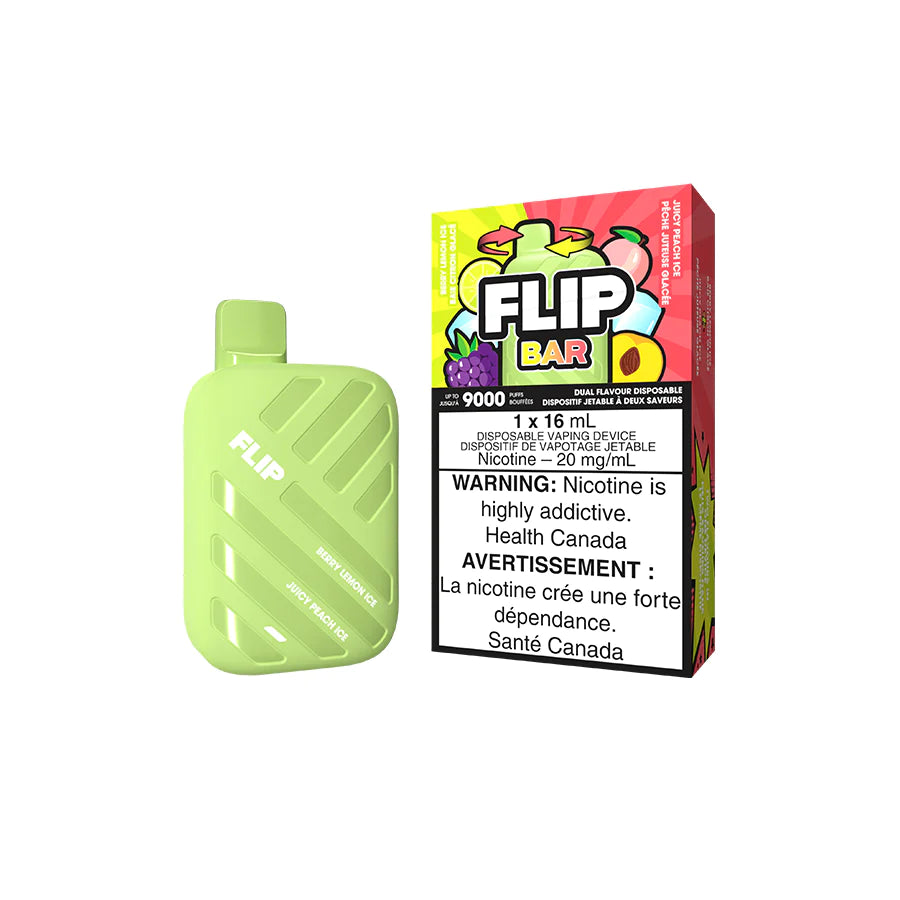 FLIP BAR Juicy Peach Ice + Berry Lemon Ice