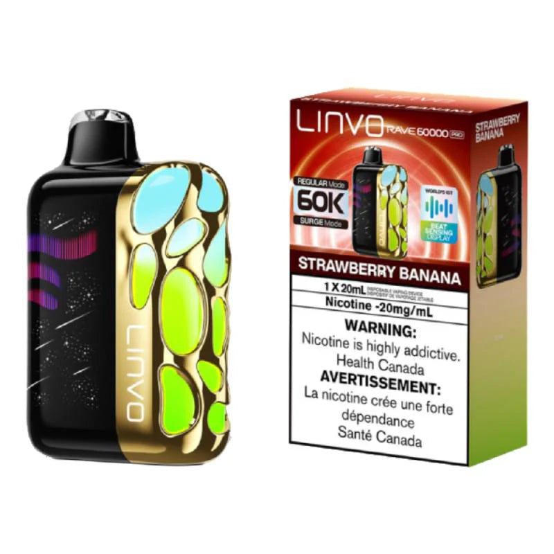 Linvo Rave 60K - Strawberry Watermelon Ice