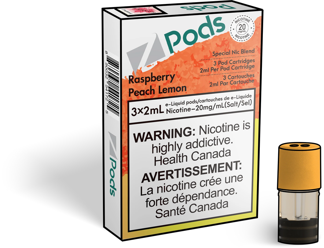 ZPODS Raspberry Peach Lemon