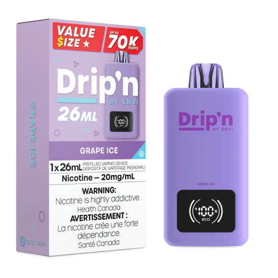 Drip'n 26ML Disposable - Grape Ice
