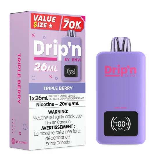 Drip'n 26ML Disposable - Triple Berry