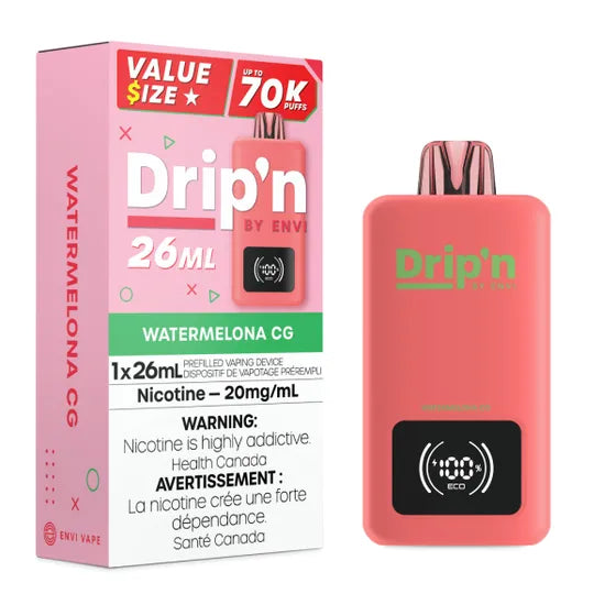 Drip'n 26ML Disposable - Watermelon CG