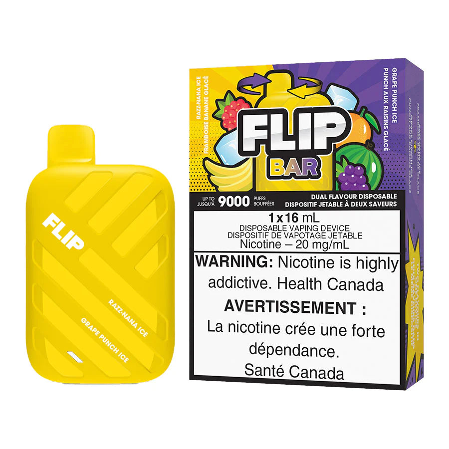 FLIP BAR Grape Punch Ice + Razz-Nana Ice