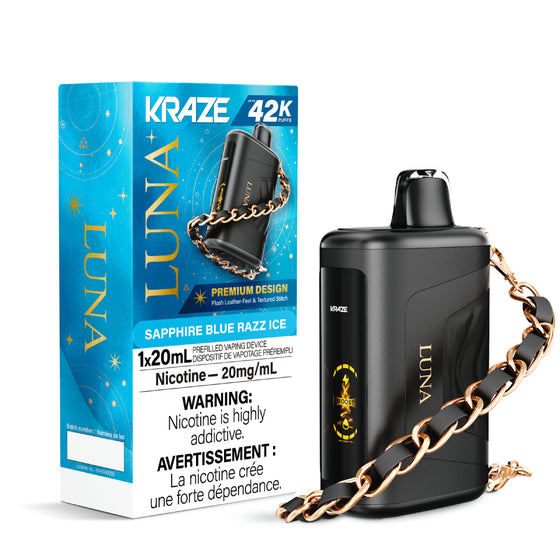 Kraze Luna 42K - Sapphire Blue Razz Ice