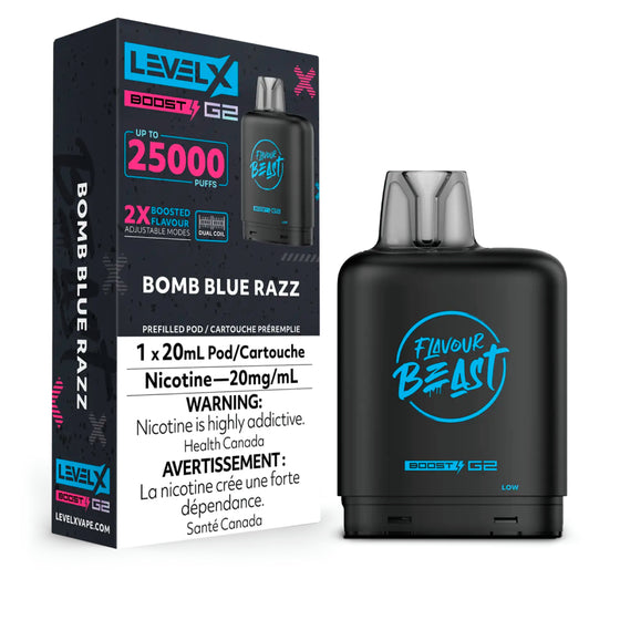 Level X BOOST G2 25k - Bomb Blue Razz