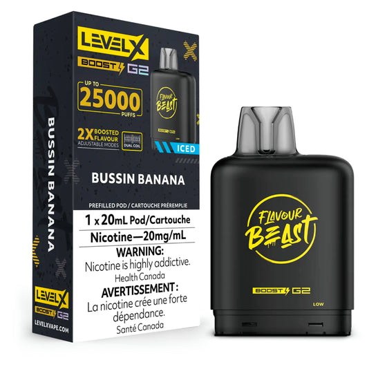 Level X BOOST G2 25k - Bussin' Banana