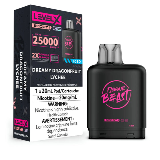 Level X BOOST G2 25k - Dreamy Dragonfruit Lychee