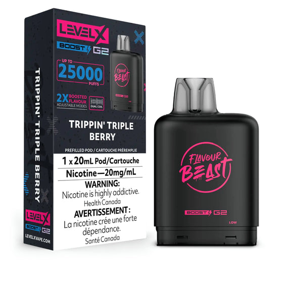 Level X BOOST G2 25k - Trippin' Triple Berry