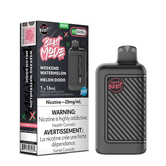 FLAVOUR BEAST BEAST MODE 8000 - Weekend Watermelon