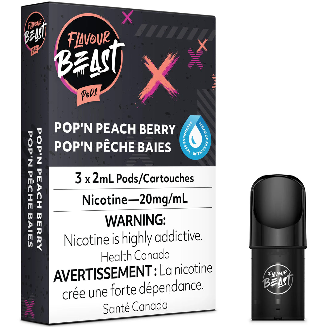 FLAVOUR BEAST PODS Packin' Peach Berry