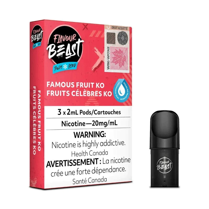 FLAVOUR BEAST PODS Famous Fruit KO