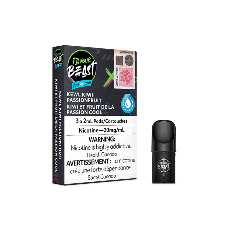 FLAVOUR BEAST PODS Kewl Kiwi Passionfruit