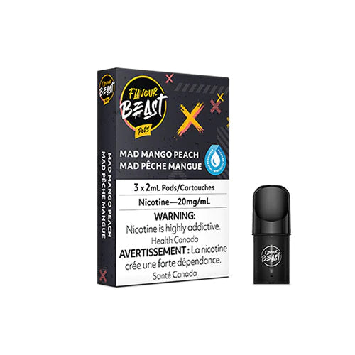 FLAVOUR BEAST PODS Mad Mango Peach